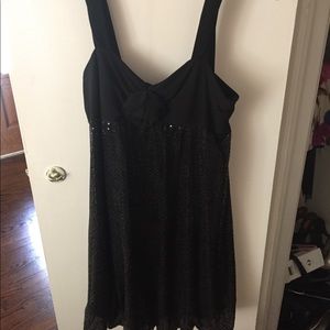 Black sequin dress